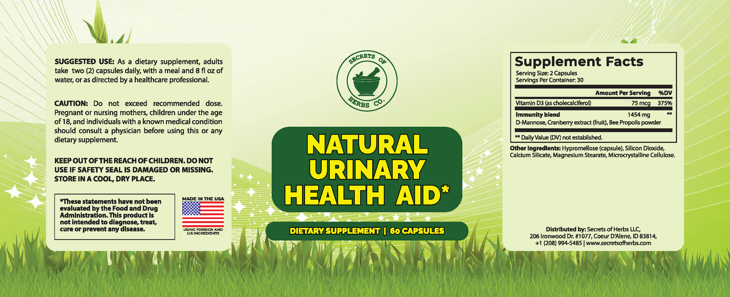 NATURAL URINARY HEALTH AID