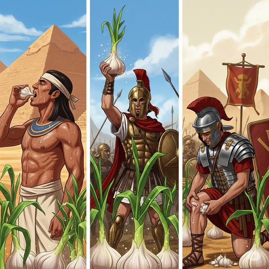 Garlic's Ancient Journey: From Pyramids to Alexander's Armies.