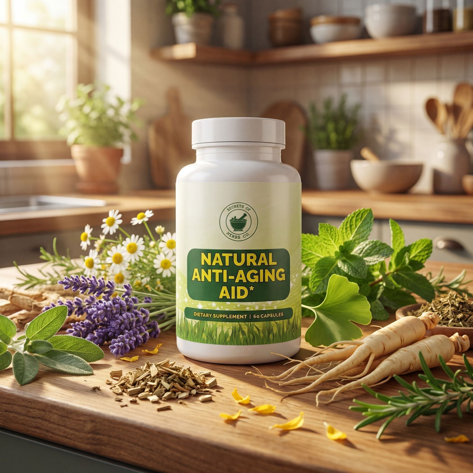 Natural Anti-Aging Aid: Support Graceful Aging from the Inside Out
