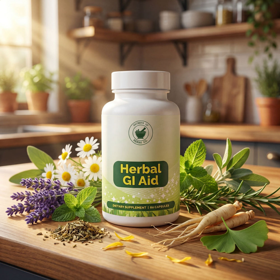 Herbal GI Aid: Soothe Your Digestive System Naturally