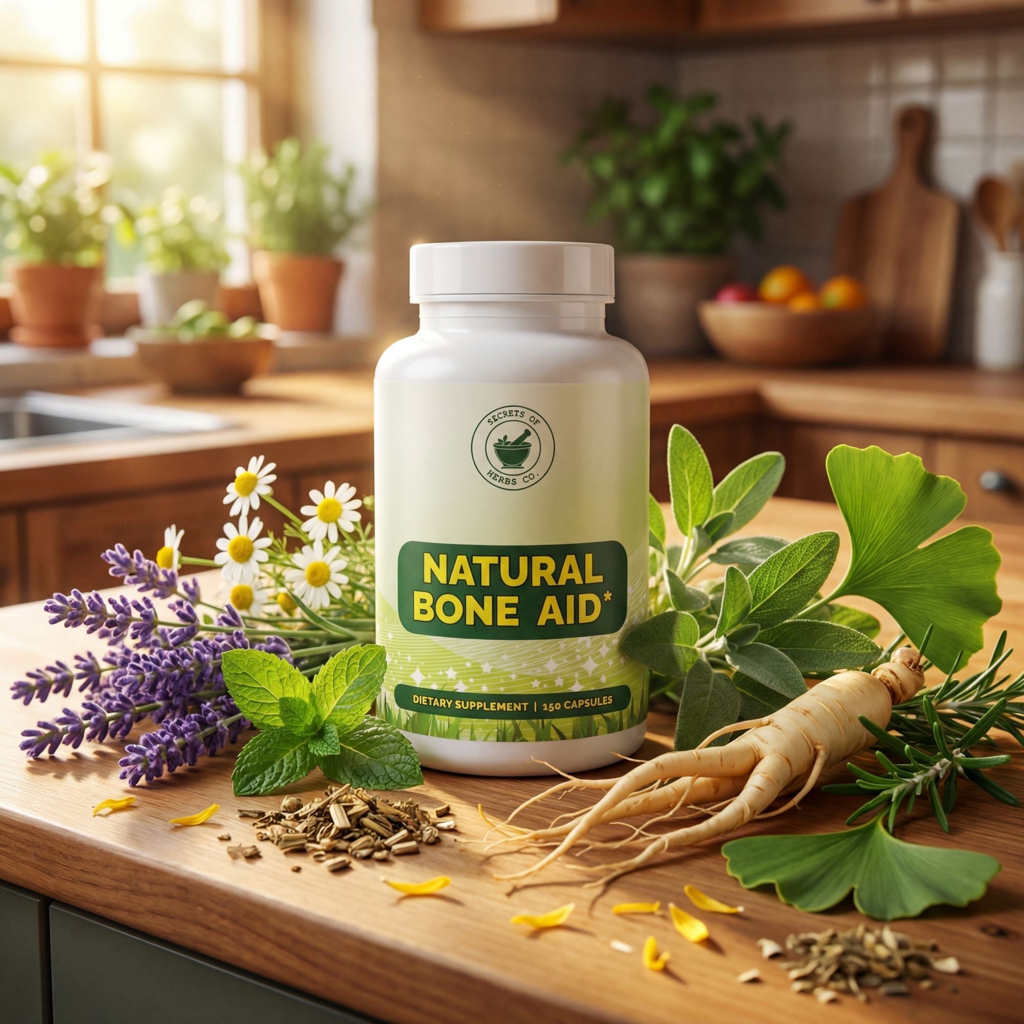 Natural Bone Aid: Build and Maintain Strong Bones at Any Age