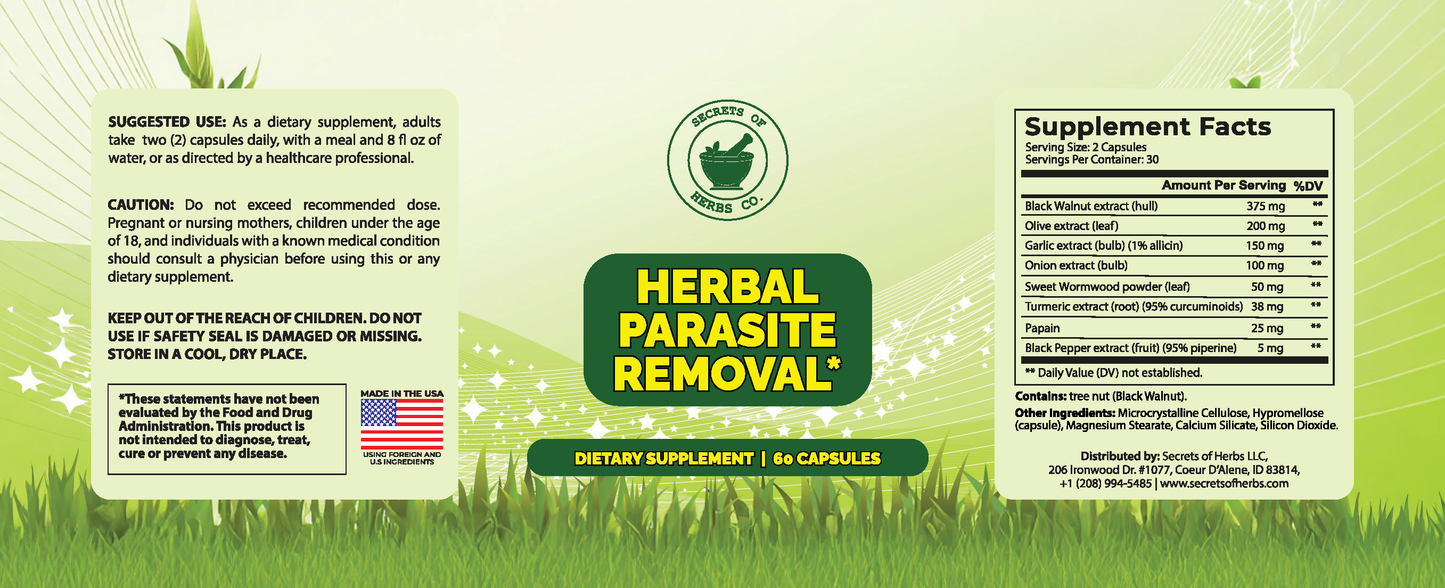 HERBAL PARASITE REMOVAL